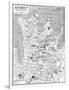 Map of Central Sydney, New South Wales, Australia, C1924-null-Framed Giclee Print