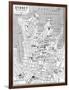 Map of Central Sydney, New South Wales, Australia, C1924-null-Framed Giclee Print