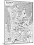 Map of Central Sydney, New South Wales, Australia, C1924-null-Mounted Giclee Print