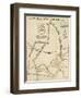 Map of Cesena, Italy-null-Framed Giclee Print