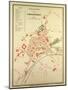 Map of Chambéry France-null-Mounted Giclee Print