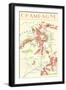 Map of Champagne Wine Country-null-Framed Art Print