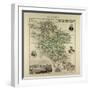 Map of Charente-Inferieure 1896, France-null-Framed Giclee Print