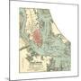 Map of Charleston (C. 1900), Maps-Encyclopaedia Britannica-Mounted Giclee Print