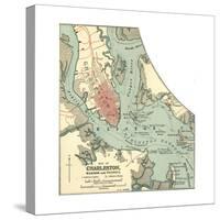 Map of Charleston (C. 1900), Maps-Encyclopaedia Britannica-Stretched Canvas