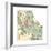 Map of Charleston (C. 1900), Maps-Encyclopaedia Britannica-Framed Giclee Print