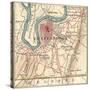 Map of Chattanooga (C. 1900), Maps-Encyclopaedia Britannica-Stretched Canvas