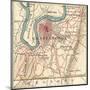 Map of Chattanooga (C. 1900), Maps-Encyclopaedia Britannica-Mounted Art Print