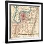 Map of Chattanooga (C. 1900), Maps-Encyclopaedia Britannica-Framed Art Print