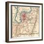 Map of Chattanooga (C. 1900), Maps-Encyclopaedia Britannica-Framed Art Print