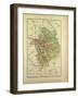 Map of Cher France-null-Framed Giclee Print