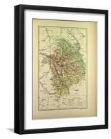 Map of Cher France-null-Framed Giclee Print