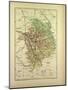 Map of Cher France-null-Mounted Giclee Print