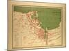 Map of Cherbourg, France-null-Mounted Giclee Print