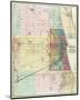 Map of Chicago and Environs, c.1869-Rufus Blanchard-Mounted Art Print