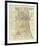 Map of Chicago, c.1857-Rufus Blanchard-Framed Art Print