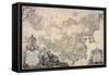 Map of China, 1734-Science Source-Framed Stretched Canvas