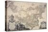 Map of China, 1734-Science Source-Stretched Canvas