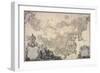 Map of China, 1734-Science Source-Framed Giclee Print