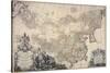 Map of China, 1734-Science Source-Stretched Canvas