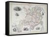 Map of China and Birmah, 1851-John Rapkin-Framed Stretched Canvas