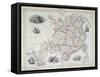 Map of China and Birmah, 1851-John Rapkin-Framed Stretched Canvas