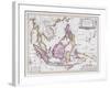 Map of China and Indonesia, C.1710-Schenk and Valk-Framed Giclee Print