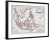 Map of China and Indonesia, C.1710-Schenk and Valk-Framed Giclee Print