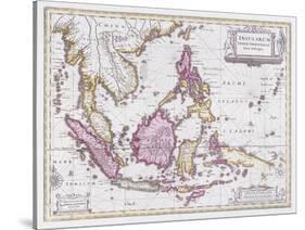 Map of China and Indonesia, C.1710-Schenk and Valk-Stretched Canvas