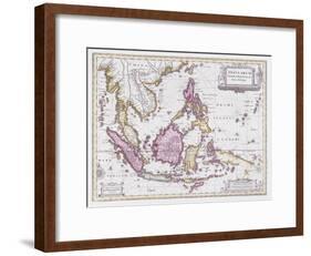 Map of China and Indonesia, C.1710-Schenk and Valk-Framed Giclee Print