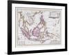 Map of China and Indonesia, C.1710-Schenk and Valk-Framed Giclee Print