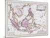 Map of China and Indonesia, C.1710-Schenk and Valk-Mounted Giclee Print