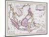 Map of China and Indonesia, C.1710-Schenk and Valk-Mounted Premium Giclee Print