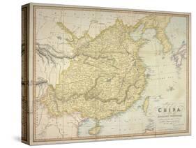 Map of China and the Adjacent Countries, W.H. Allen & Co, 1842-null-Stretched Canvas