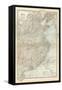 Map of China, Eastern Part-Encyclopaedia Britannica-Framed Stretched Canvas