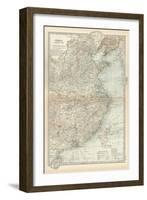 Map of China, Eastern Part-Encyclopaedia Britannica-Framed Art Print