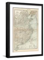 Map of China, Eastern Part-Encyclopaedia Britannica-Framed Art Print