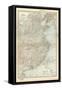 Map of China, Eastern Part-Encyclopaedia Britannica-Framed Stretched Canvas