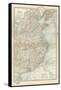 Map of China, Eastern Part-Encyclopaedia Britannica-Framed Stretched Canvas