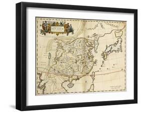 Map of China, from 'Atlas Maior Sive Cosmographia Blaviana', 1662-Joan Blaeu-Framed Giclee Print