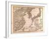 Map of China, Korea and Japan, 1872-null-Framed Giclee Print