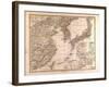 Map of China, Korea and Japan, 1872-null-Framed Giclee Print