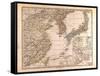 Map of China, Korea and Japan, 1872-null-Framed Stretched Canvas