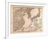 Map of China, Korea and Japan, 1872-null-Framed Giclee Print