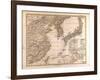 Map of China, Korea and Japan, 1872-null-Framed Giclee Print