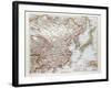 Map of China Mongolia and Japan 1899-null-Framed Giclee Print