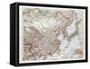 Map of China Mongolia and Japan 1899-null-Framed Stretched Canvas