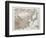 Map of China Mongolia and Japan 1899-null-Framed Giclee Print