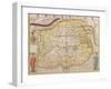 Map of China with Inset Portraits of Matteo Ricci and Two Chinese Costumed Figures, circa 1625-26-Samuel Purchas-Framed Giclee Print