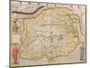 Map of China with Inset Portraits of Matteo Ricci and Two Chinese Costumed Figures, circa 1625-26-Samuel Purchas-Mounted Giclee Print